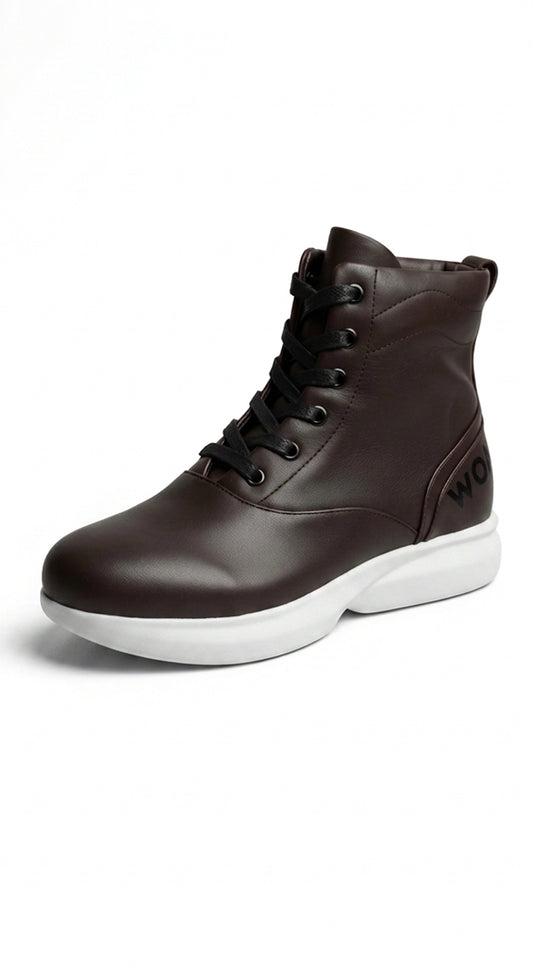 Brown & White WOA Boot