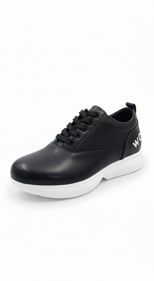 Black & White WOA Dress Sneaker